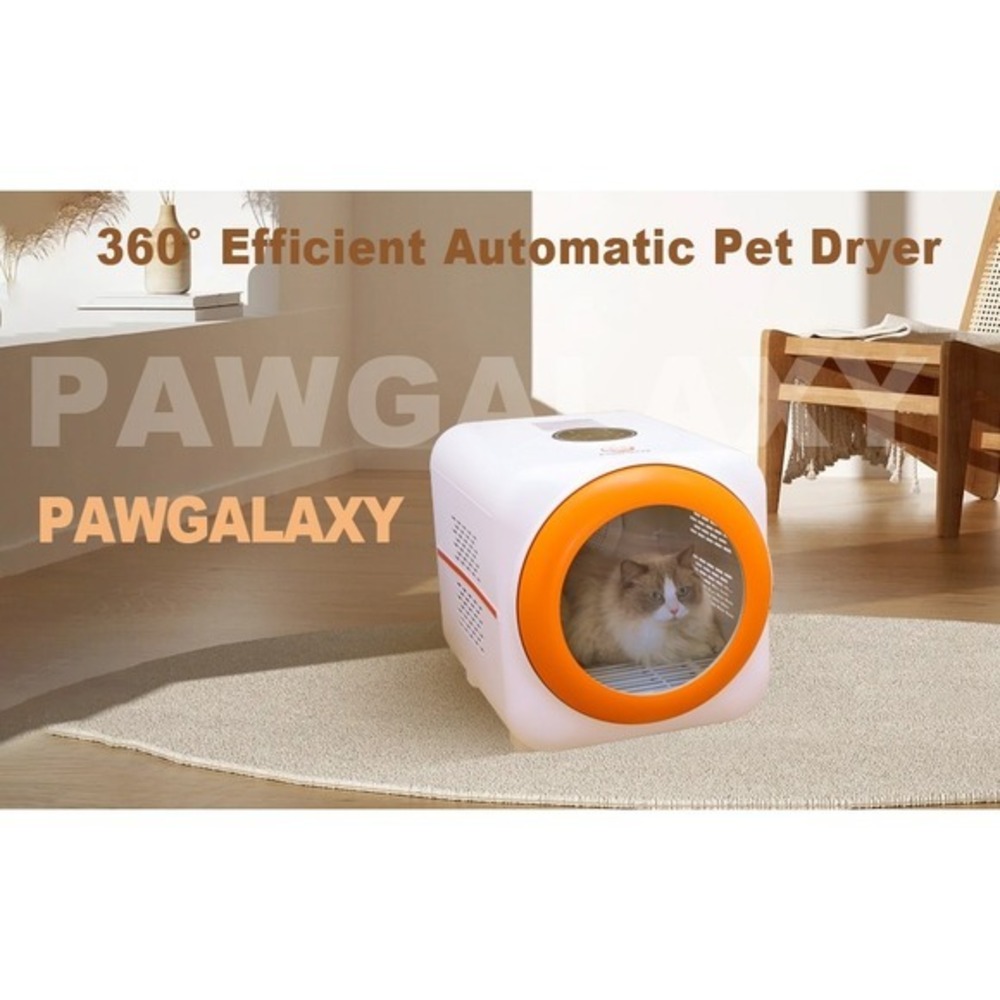 NEW Pet Dryer Box 360° 76L Automatic Cats Dogs Kitten Puppy Ultra Quiet
